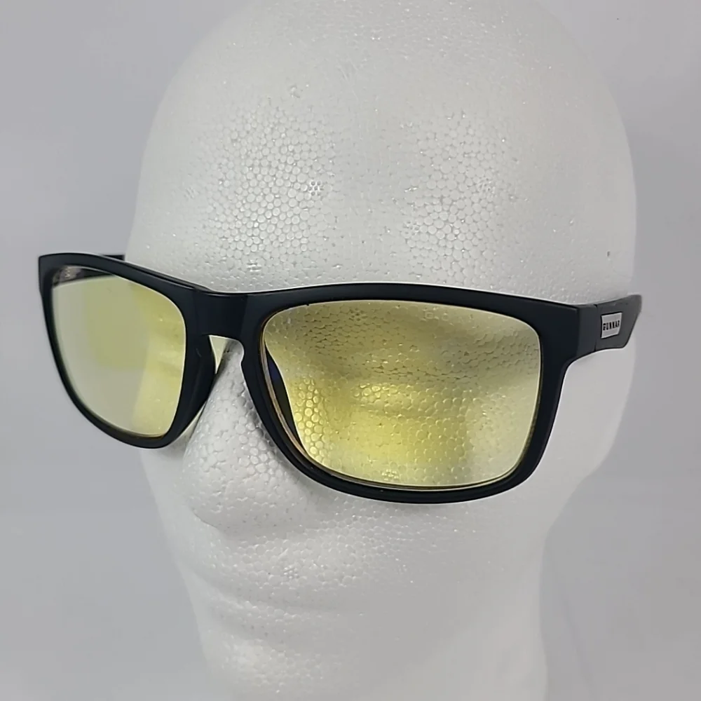 GUNNAR - Blue Light Glasses - Intercept - Onyx Frames - Clear Tinted Lens +3.00